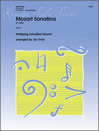 Book cover for Mozart Sonatina (K. 439B)