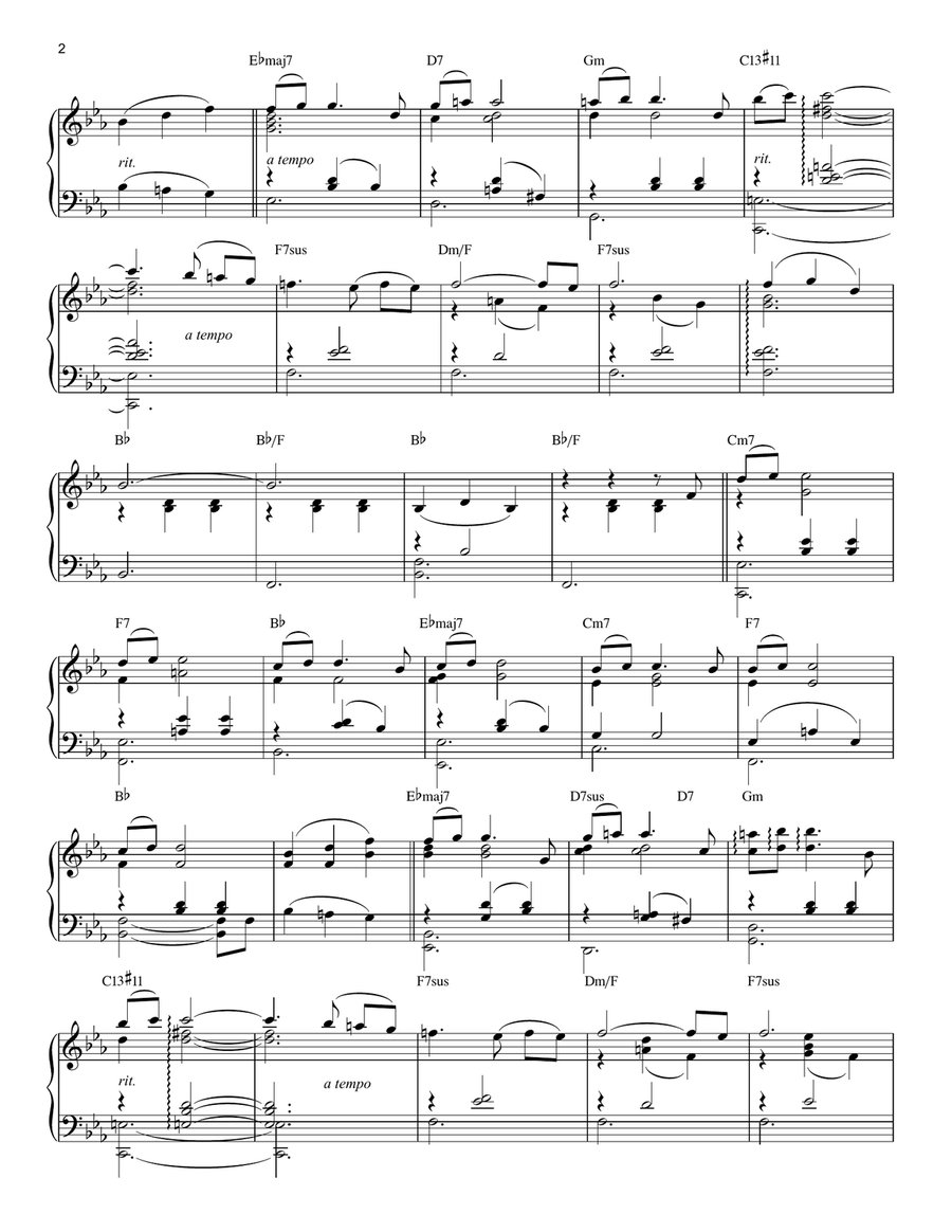 Orbiting Orbiting Piano Solo scores gallery preview page 2