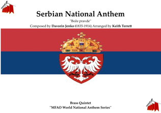 Book cover for Serbian National Anthem ''Bože pravde'' for Brass Quintet