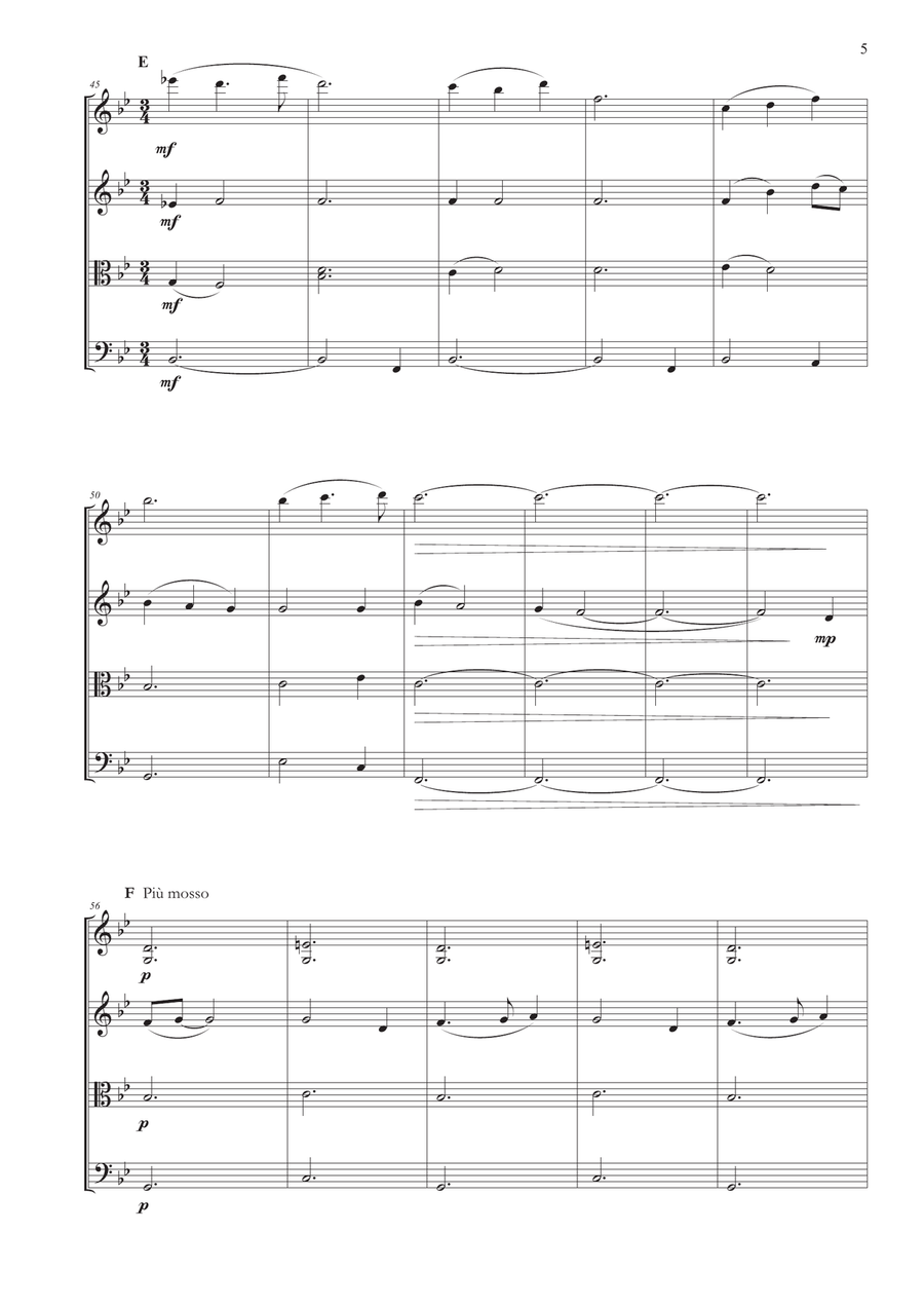 How To Train Your Dragon String Quartet scores gallery preview page 5