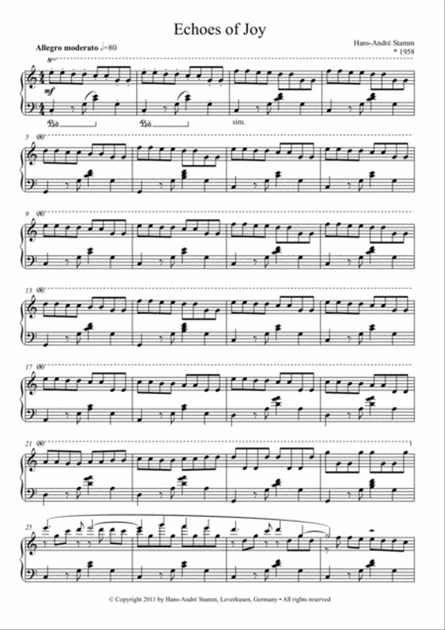 Echoes of Joy for Piano Echoes of Joy for Piano Piano Solo scores gallery preview page 2