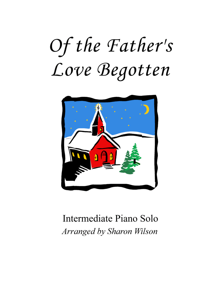 Of the Father's Love Begotten Piano Solo scores gallery preview page 1