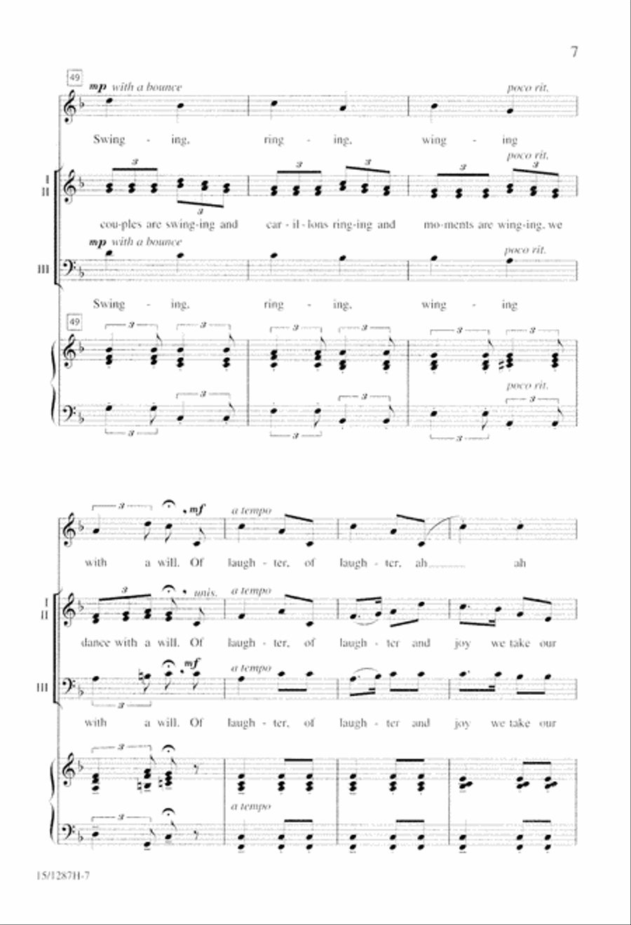 Winter Carnival Winter Carnival 3-Part scores gallery preview page 7