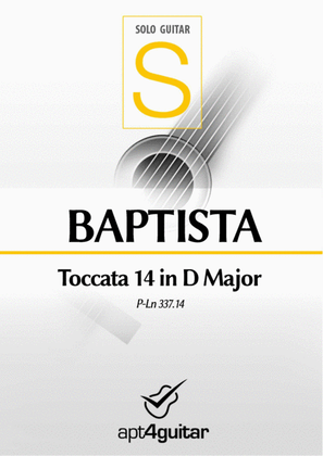 Book cover for Toccata 14 in D Major