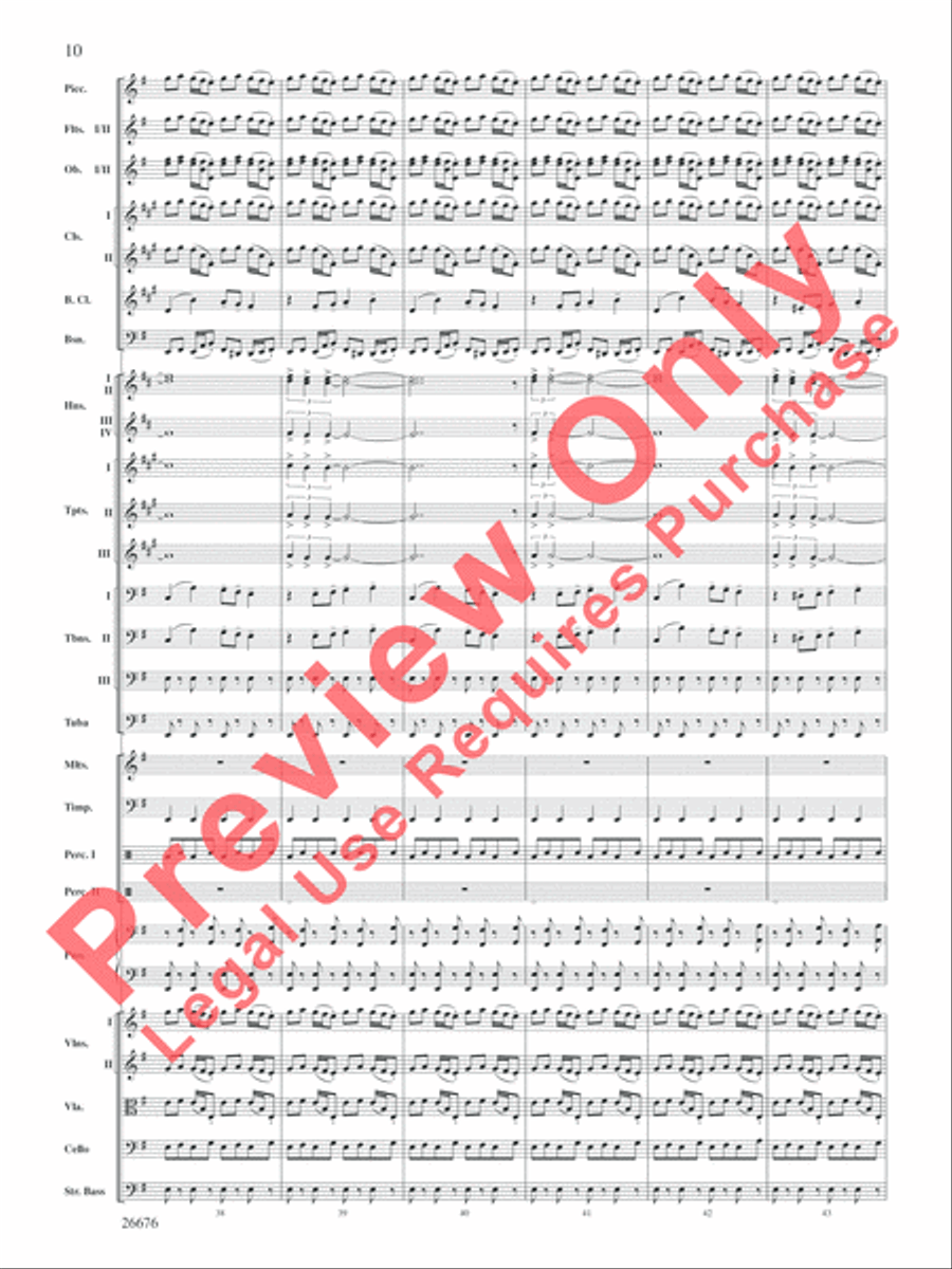 Star Wars Epic -- Part I, Suite from the Full Orchestra scores gallery preview page 11
