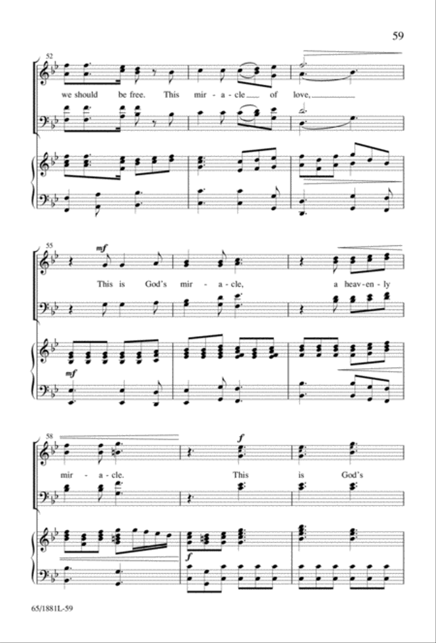A Very Special Night A Very Special Night Unison Choir scores gallery preview page 61