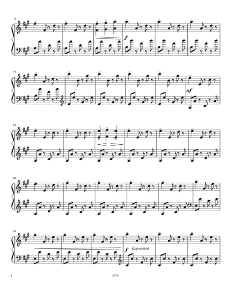 Kiya Piano Solo scores gallery preview page 4