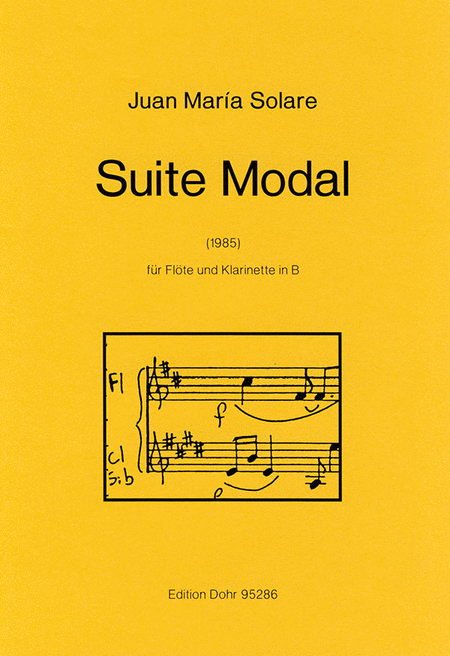 Suite Modal für Flöte und Klarinette in B (1985)