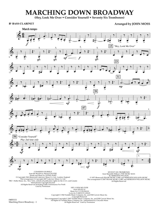 Marching Down Broadway - Bb Bass Clarinet