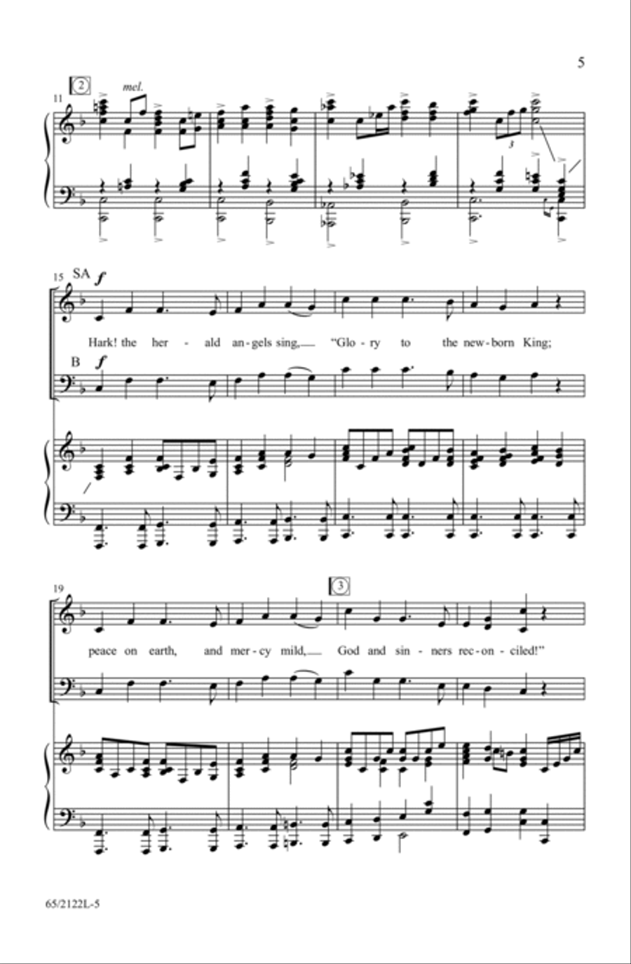 A New and Glorious Morn! 3-Part scores gallery preview page 5