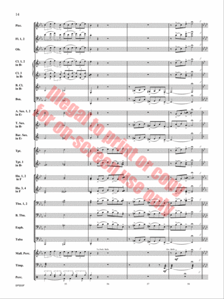 Alexander's Ragtime Band Alexander's Ragtime Band Concert Band scores gallery preview page 15