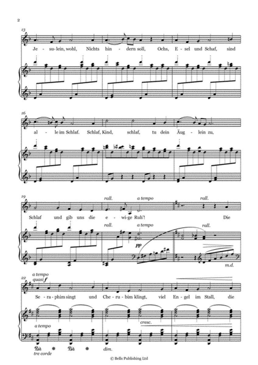 Christkindleins Wiegenlied, Op. 42 No. 2 (D minor)