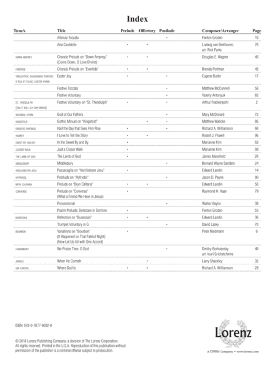 The Organist's Library, Vol. 63 Organ Solo scores gallery preview page 2