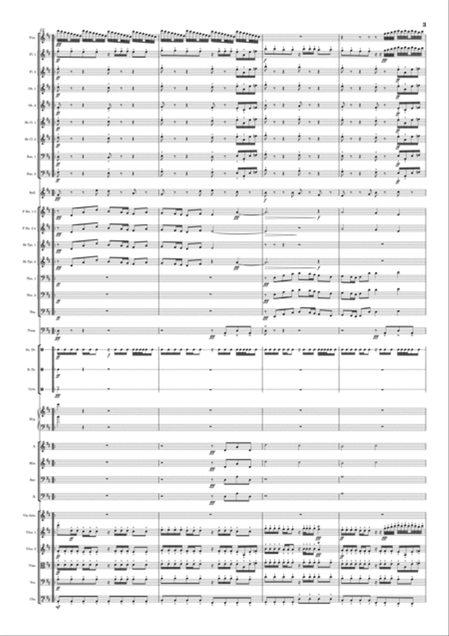 Crafting the Legend Full Orchestra scores gallery preview page 3
