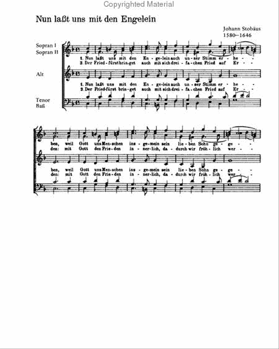 Weihnachts-Chorblatt Score scores gallery preview page 3