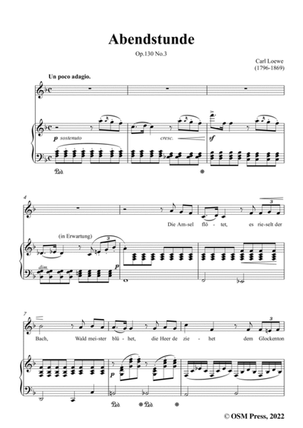 Loewe-Abendstunde,Op.130 No.3,in F Major image number null