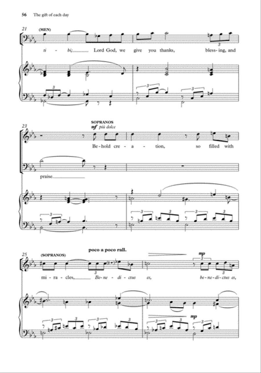 John Rutter Anthems for SA Men SA scores gallery preview page 54