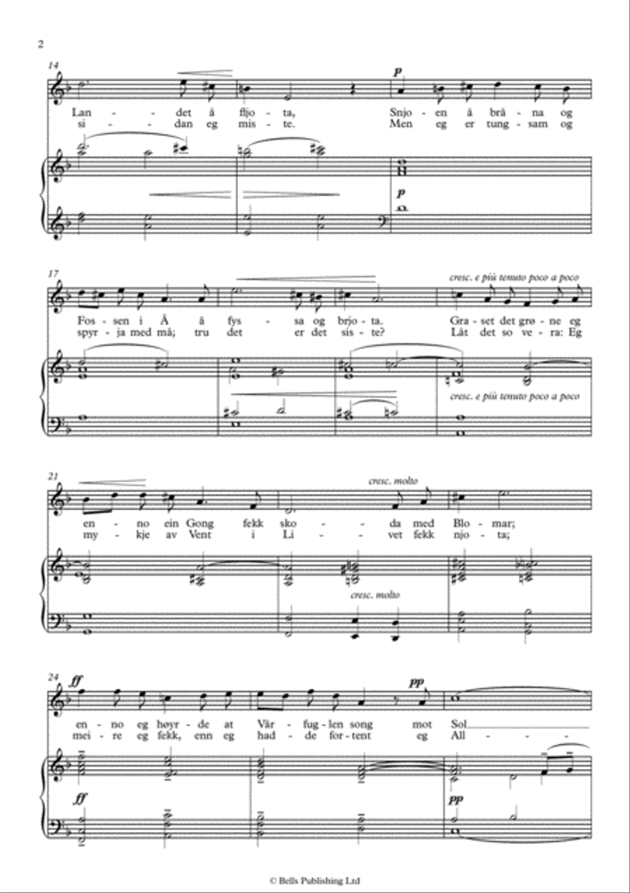 Varen, Op. 33 No. 2 (F Major) Voice Solo scores gallery preview page 2