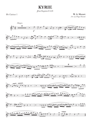 Kyrie from Requiem K. 626 for Clarinet Quartet