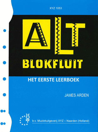 Book cover for Altblokfluit 1
