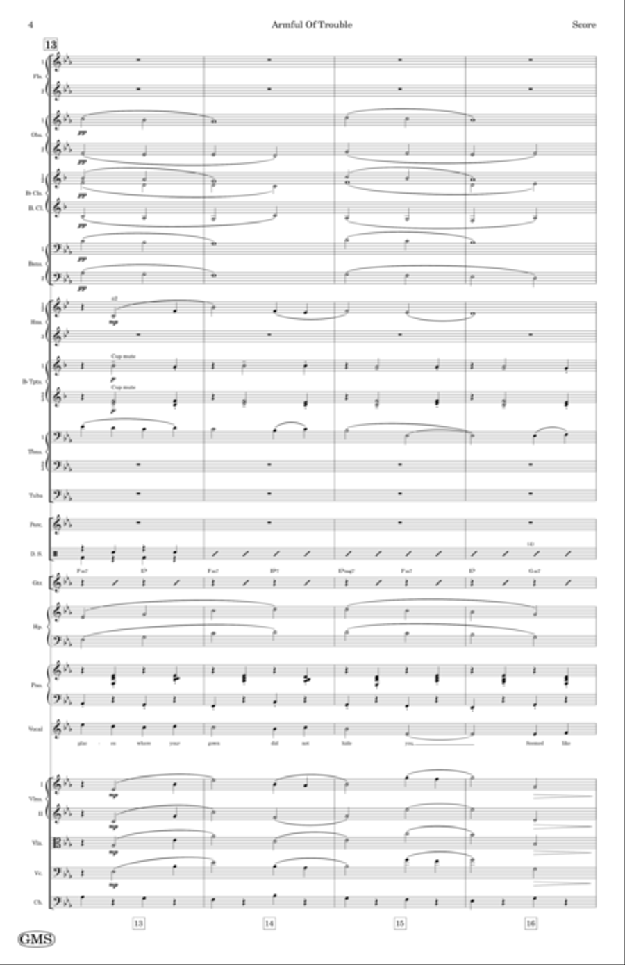 Armful Of Trouble Full Orchestra scores gallery preview page 4