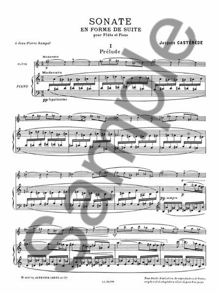 Sonate En Forme De Suite (flute & Piano)