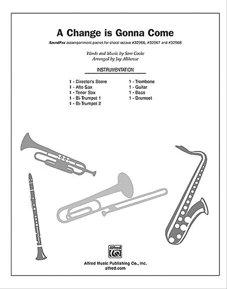 A Change Is Gonna Come Choir scores gallery preview page 1