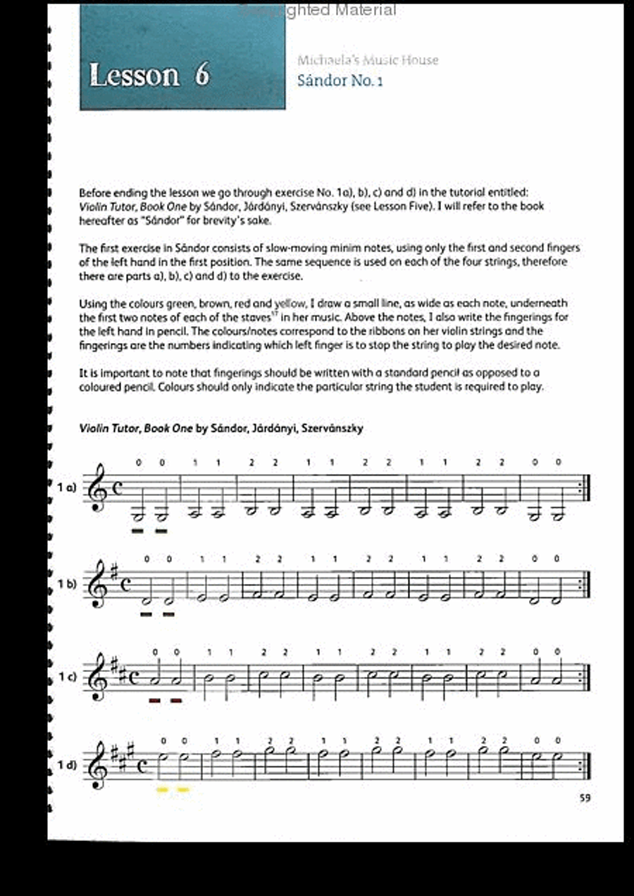 Michaela's Music House Michaela's Music House Violin Solo scores gallery preview page 14