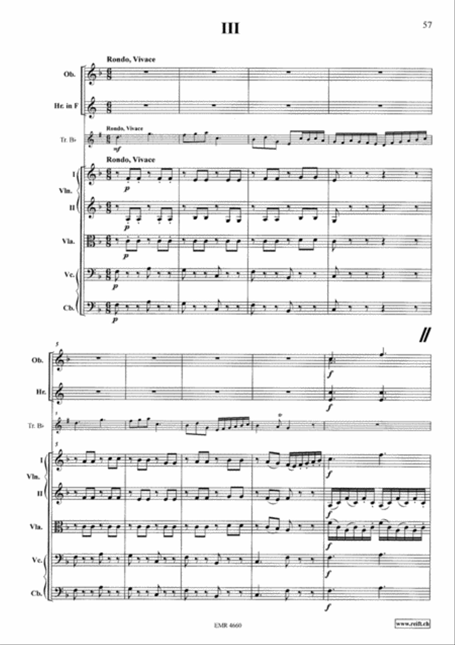Grand Concerto in F Major Orchestra scores gallery preview page 14
