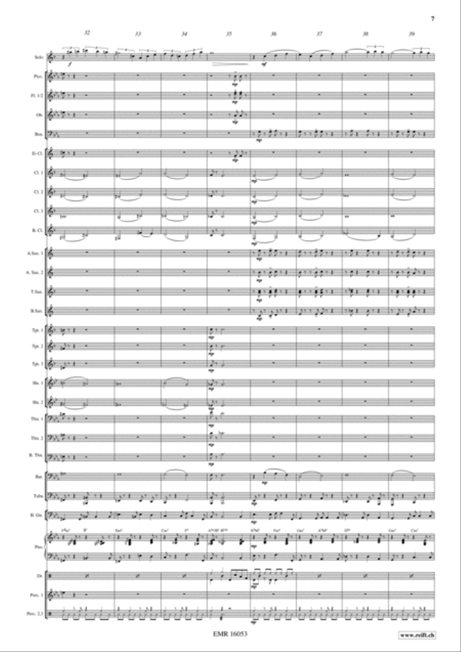 Blue Clarinet Blue Clarinet Concert Band scores gallery preview page 8