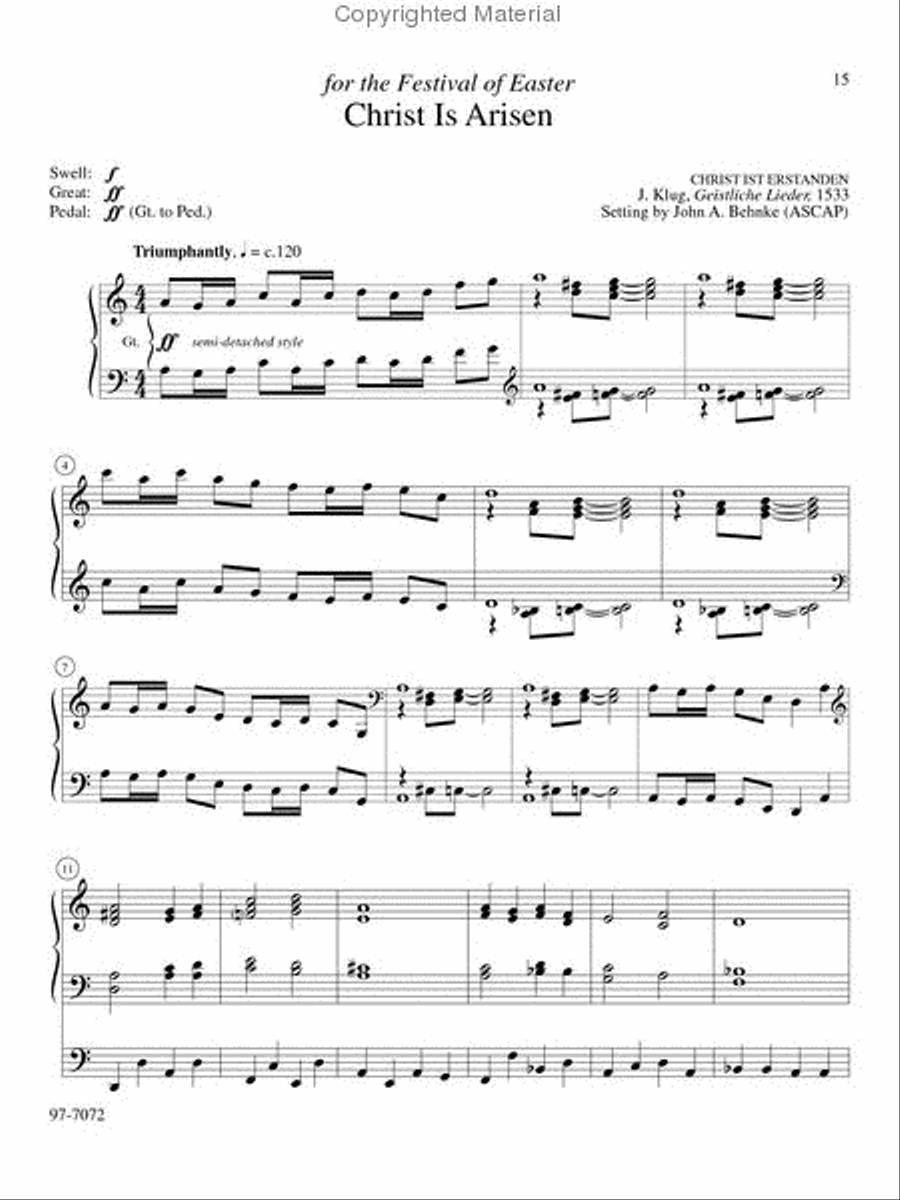 Road to Calvary Road to Calvary Organ scores gallery preview page 7