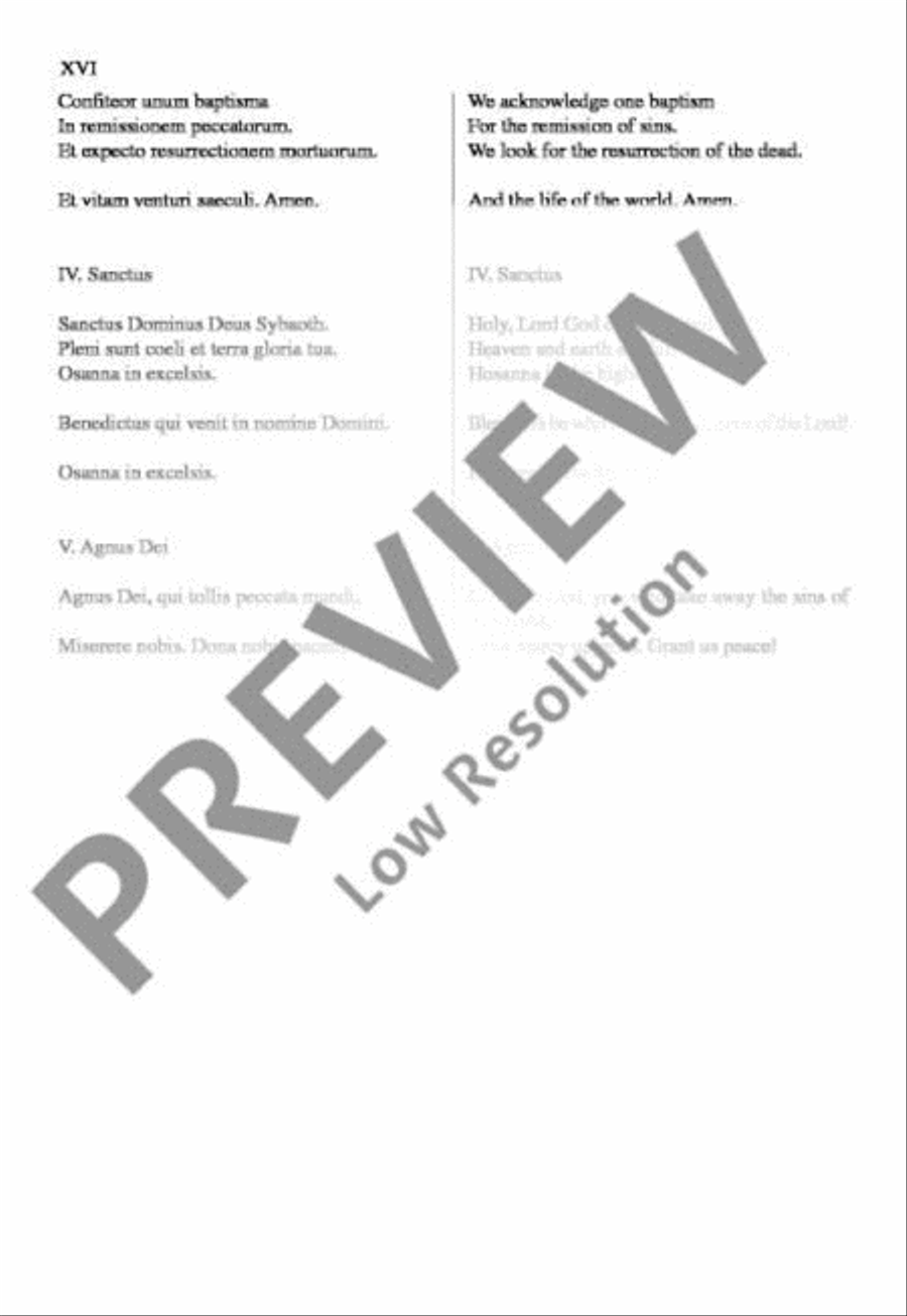 Petite Messe Solennelle Choir scores gallery preview page 17