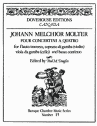 Book cover for Four Concertini a Quatro (E minor)