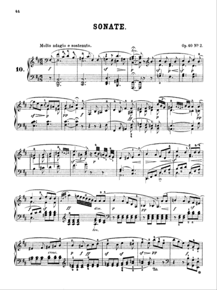 Clementi: Piano Sonatas (Volume II) Piano Solo scores gallery preview page 1