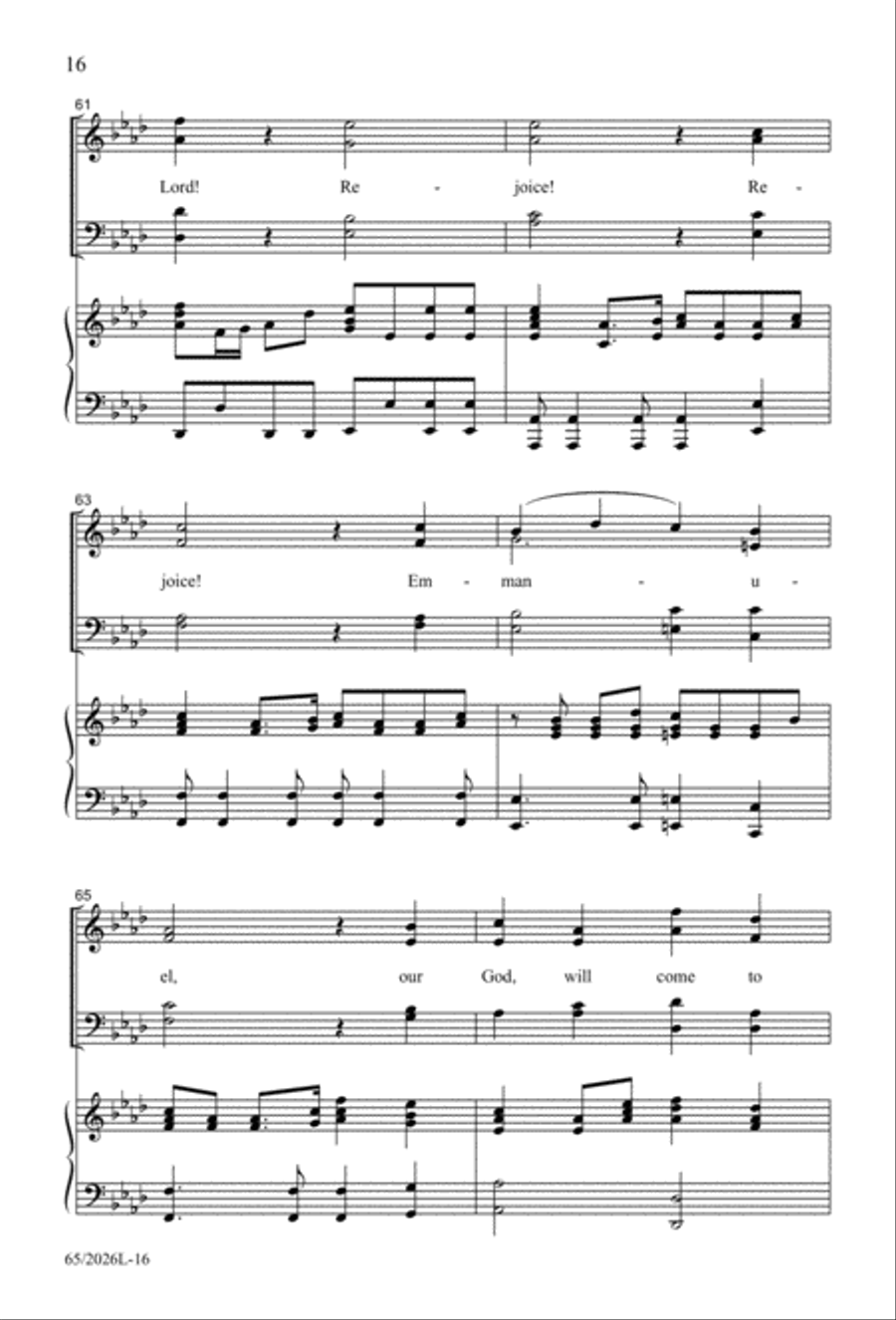 Night of the Father's Love 4-Part scores gallery preview page 17