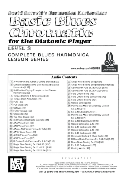 Basic Blues Chromatic for the Diatonic Player, Level 3 image number null
