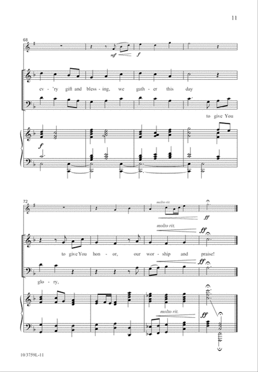 Fount of Every Blessing 2-Part scores gallery preview page 11