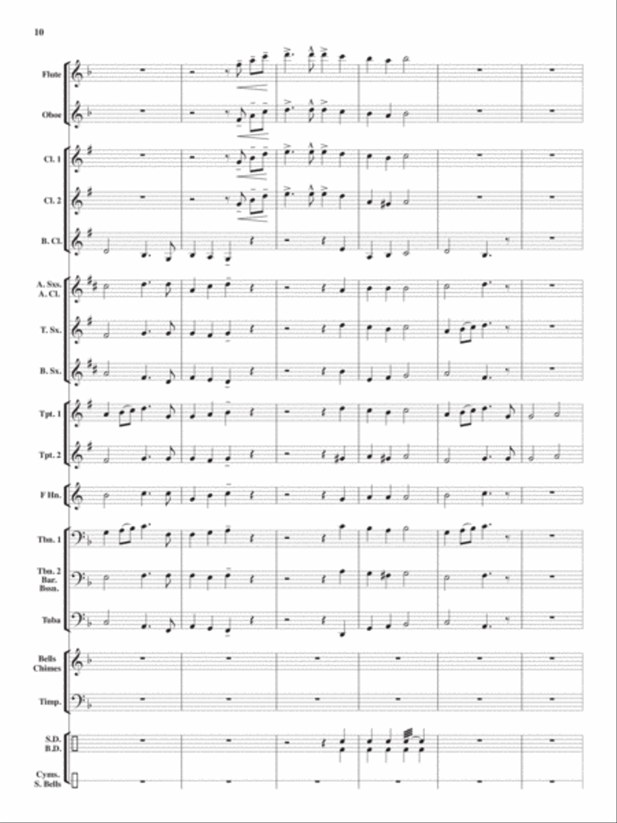 An Angelic Christmas An Angelic Christmas Concert Band scores gallery preview page 9