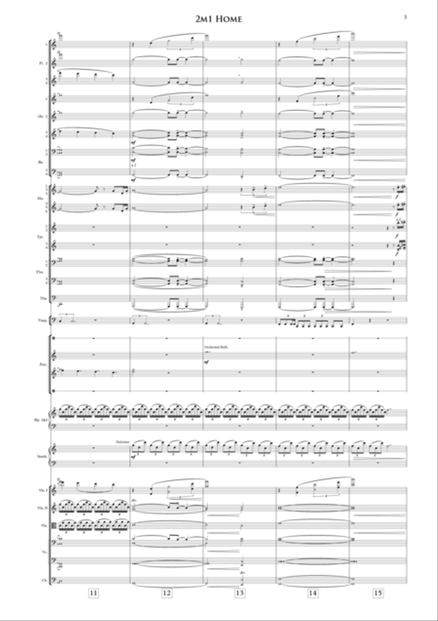 Main Title-prince Of Thieves Full Orchestra scores gallery preview page 5