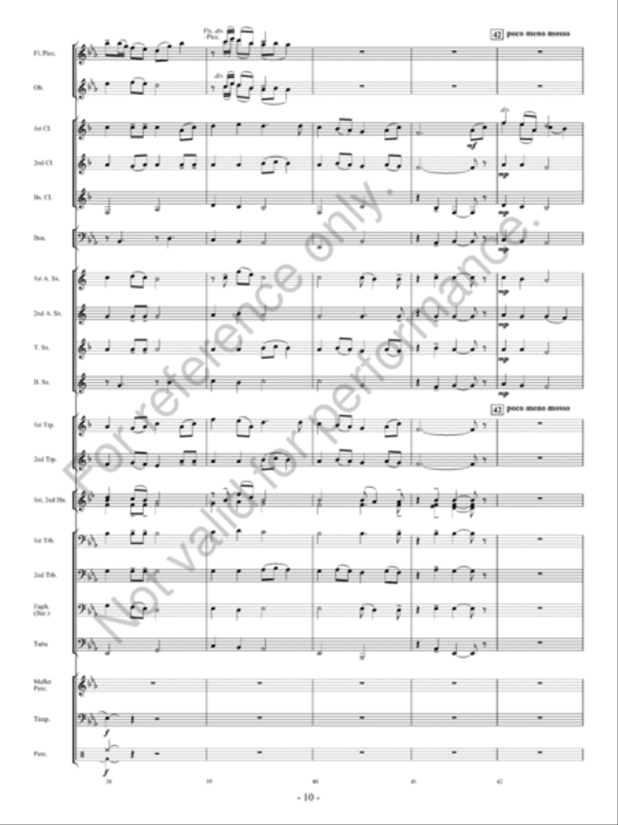 But For The Love Of Ireland Concert Band scores gallery preview page 11