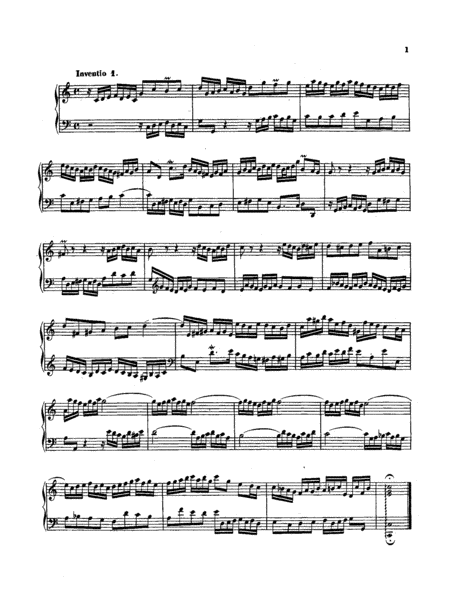 Two- and Three-Part Inventions, French Suites and Italian Concerto