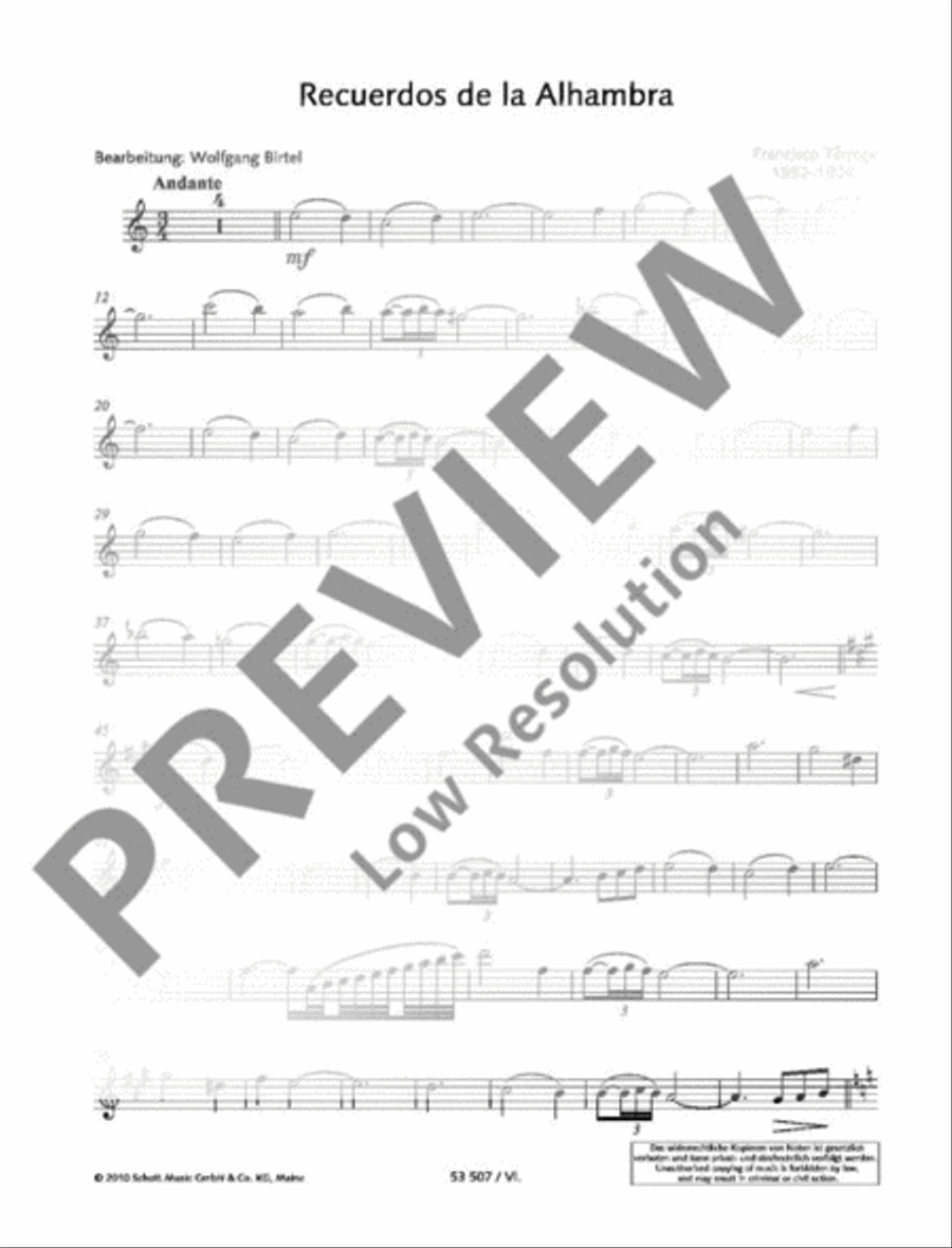 Memories of the Alhambra Memories of the Alhambra Piano Trio scores gallery preview page 14