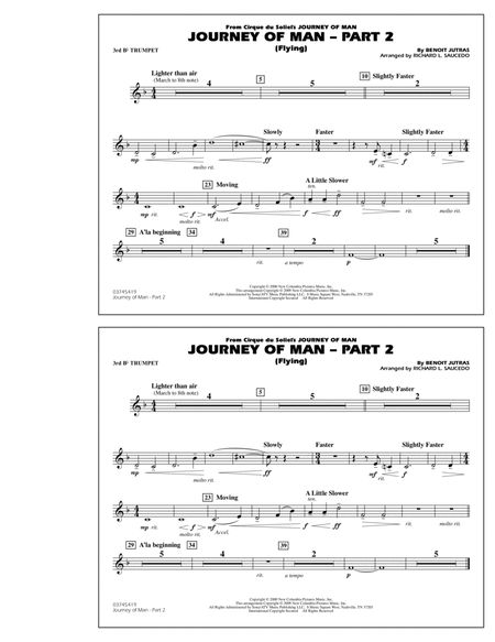 Journey of Man - Part 2 (Flying) - 3rd Bb Trumpet