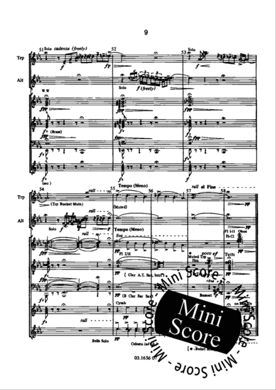 Midnight Cowboy Fanfare Band scores gallery preview page 17