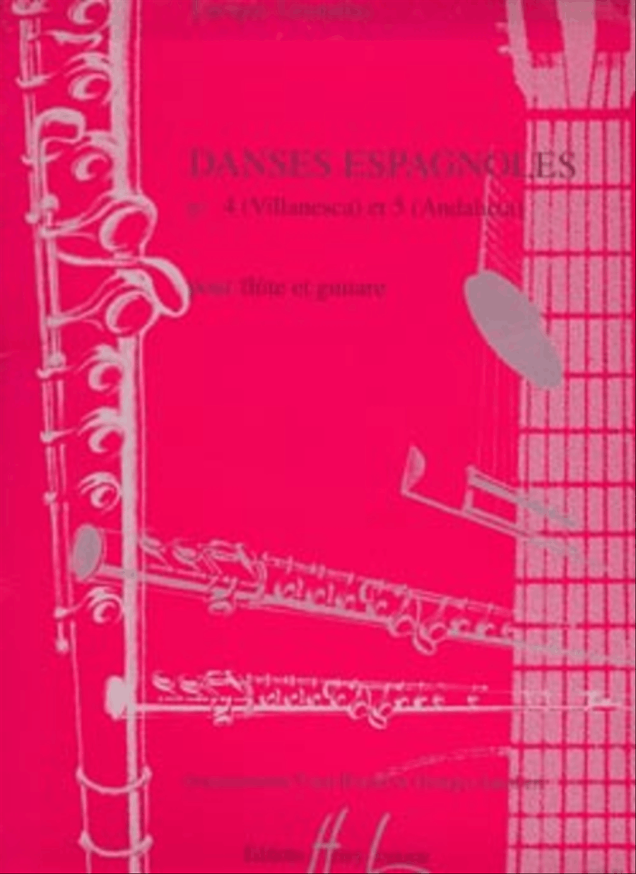 Danses espagnoles No. 4 Villanesca et No. 5 Andaluza Flute scores gallery preview page 1
