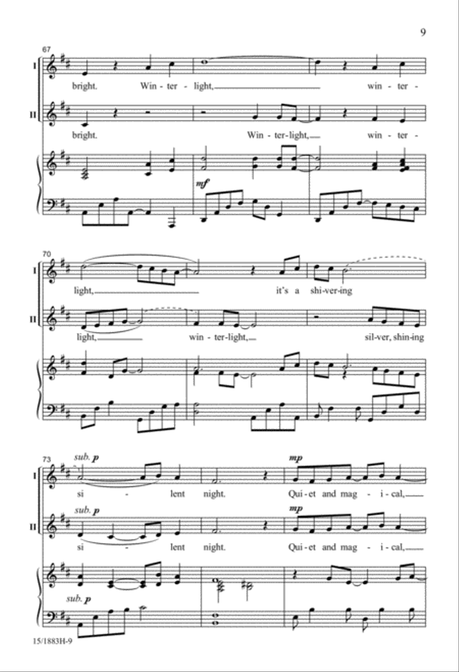 Winterlight Winterlight 2-Part scores gallery preview page 9