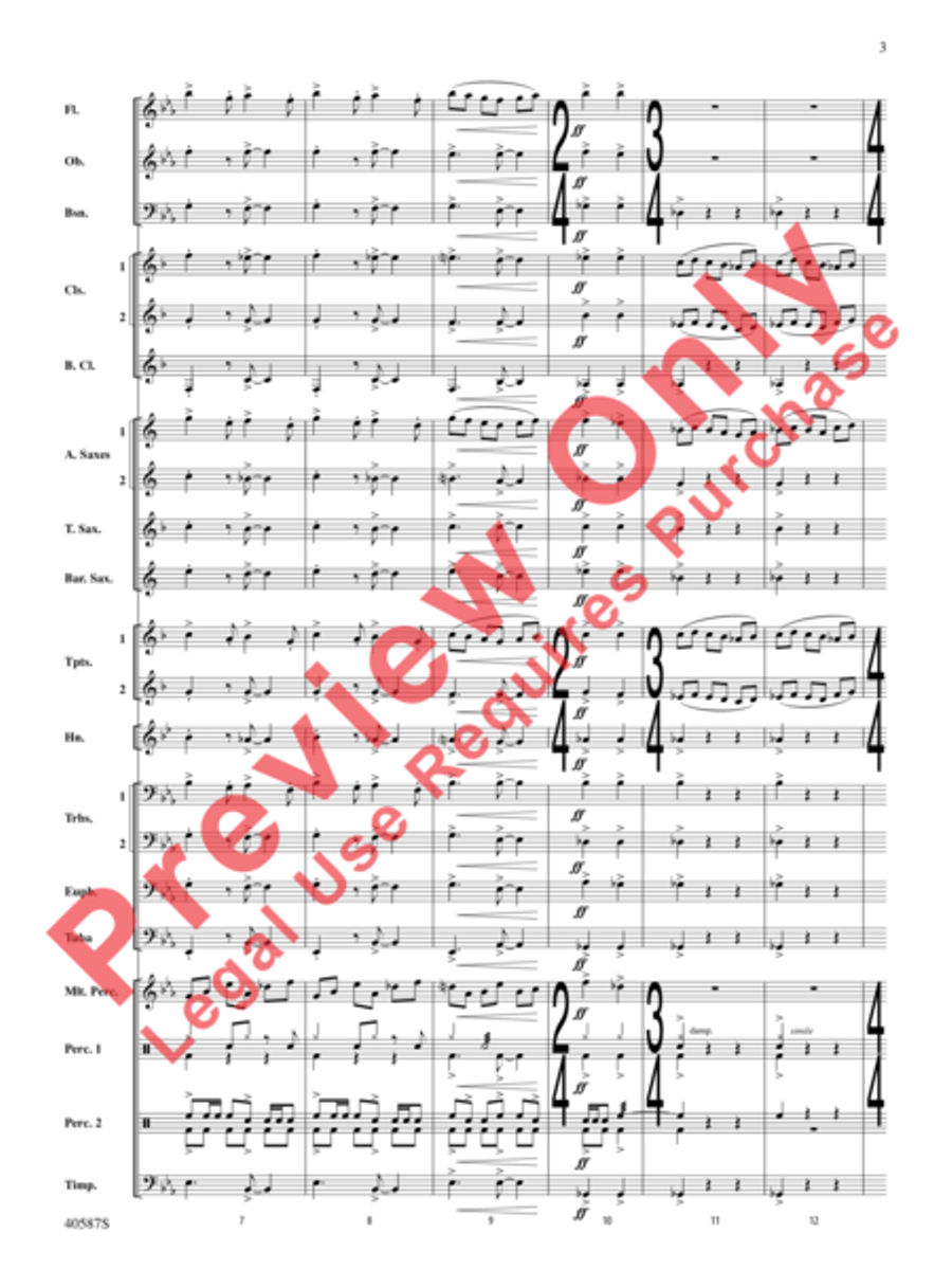 Rondo Picoso Concert Band scores gallery preview page 28
