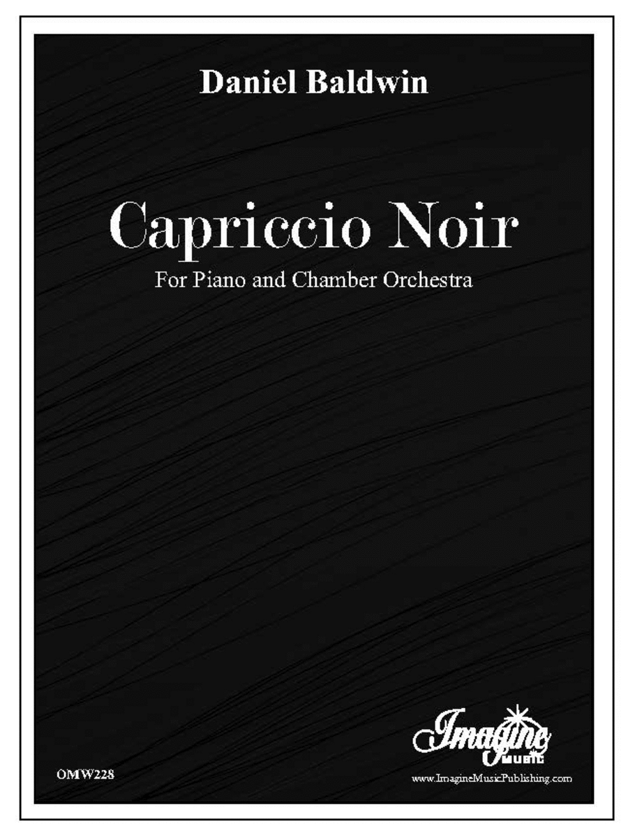 Capriccio Noir Chamber Orchestra scores gallery preview page 1