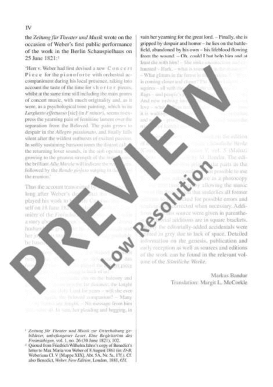 Konzertstück F minor Orchestra scores gallery preview page 5