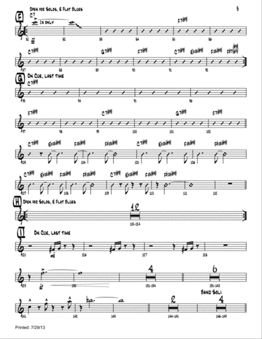 Green Onions Green Onions Large Ensemble scores gallery preview page 3